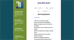Desktop Screenshot of dailybibleradio.com