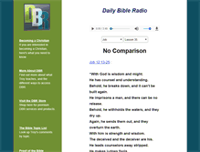 Tablet Screenshot of dailybibleradio.com